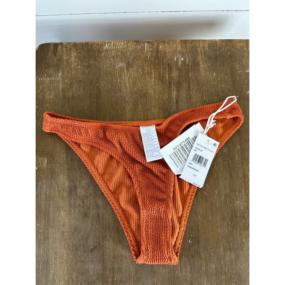 NWT Good American Always Fits Better Bikini Bottom S/M